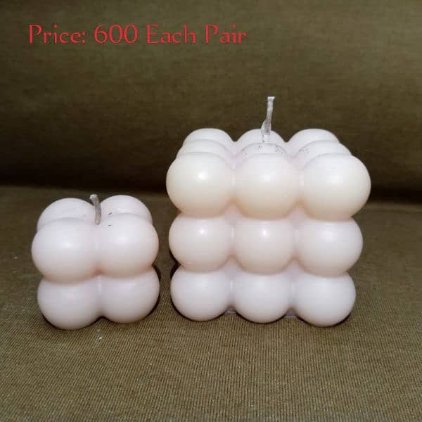 Bubble Candles (Pair) Scented for Sale 0