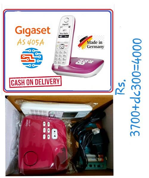 PTCL Landline Digital Cordless/Wireless Telephone with Answer Machine