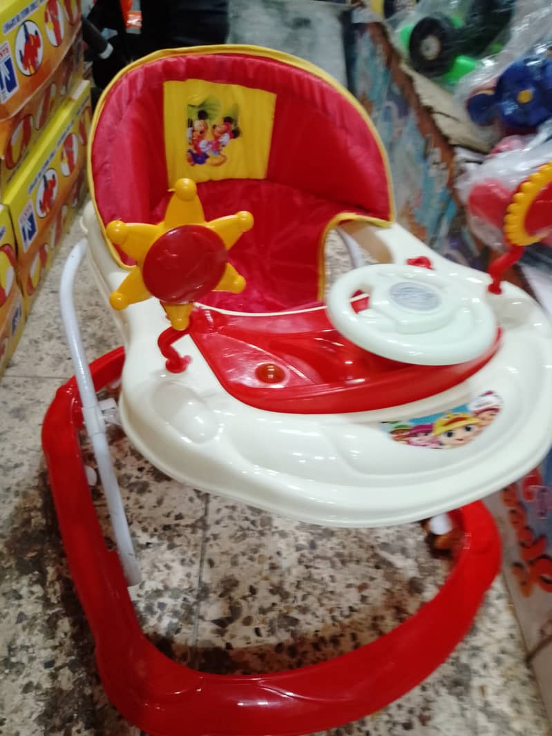 Baby walker 4000 wali New 2400 me wholesaler Shaikh Toys godam Karac 0