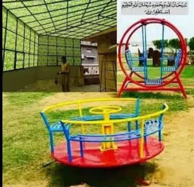 play ground swigs and roof parking shades. watsap. 03272933969 0