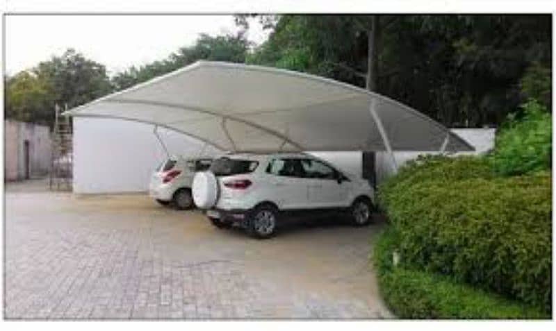 tensile pvc / car parking shades 0