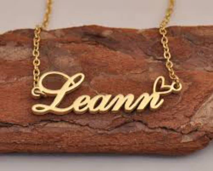 Customized Name Necklace Locket Any Personal Custom Name Gift Items 1