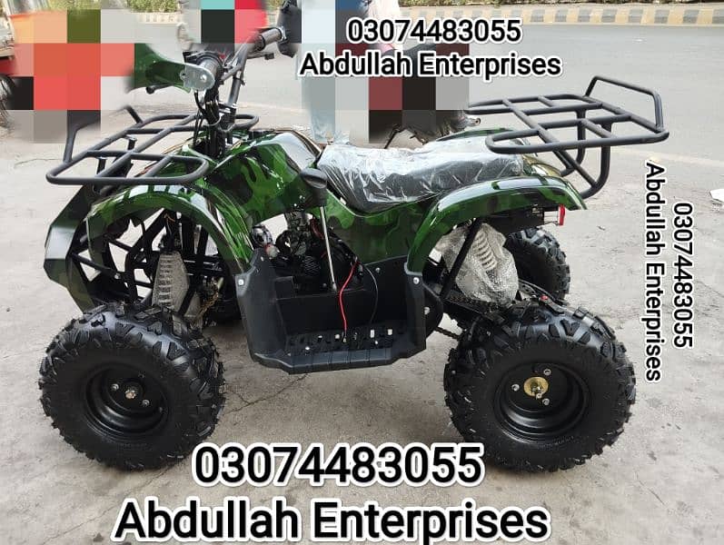 125 cc reverse gear ATV quad bike for sale delivery all Pak 7