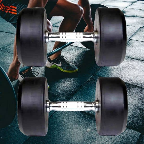 rubber coated dumbbell only whole sell order 2 to 10 kg available 4