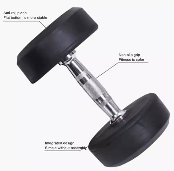 rubber coated dumbbell only whole sell order 2 to 10 kg available 7