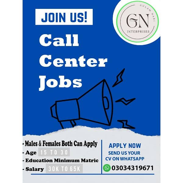 Staff Required for Call Center Jobs (Office Based Job) 0