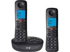 BT Essential Y Twin Cordless PTCL Phone With Wireless Intercom