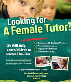 Female Home tutor
