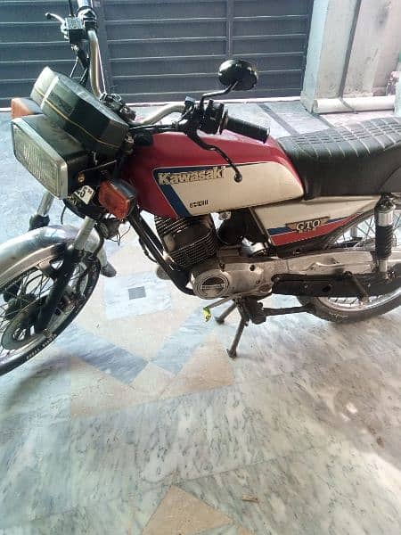 Kawasaki Gto 125 in mint condition Lahore no-03315723357 4