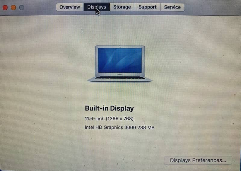 Macbook Air( 11 Inch Mid 2011) Core i 5 4