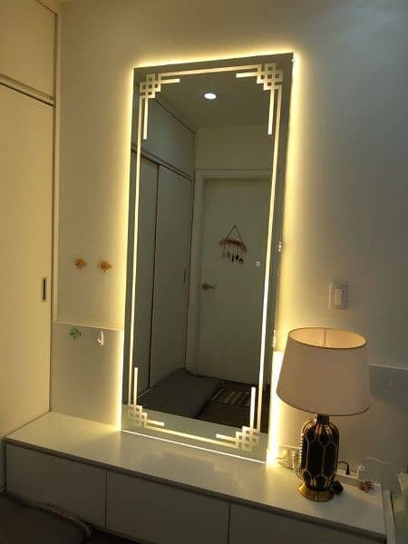 LED MIRROR | bathroom vanity and salon mirrors | touch sensor light- 7