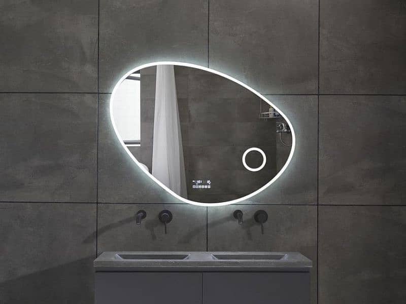 LED MIRROR | bathroom vanity and salon mirrors | touch sensor light- 9