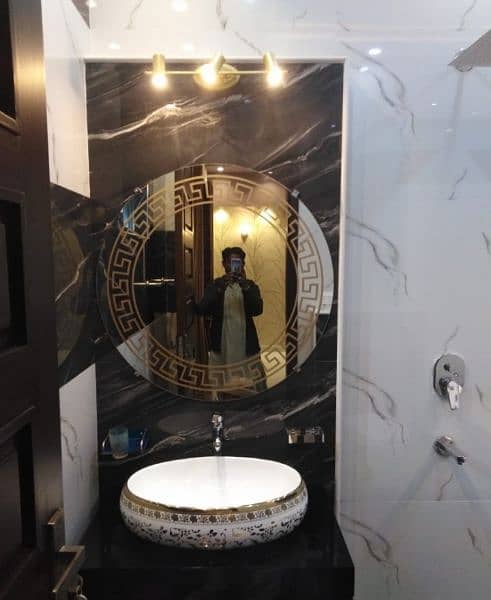 LED MIRROR | bathroom vanity and salon mirrors | touch sensor light- 11