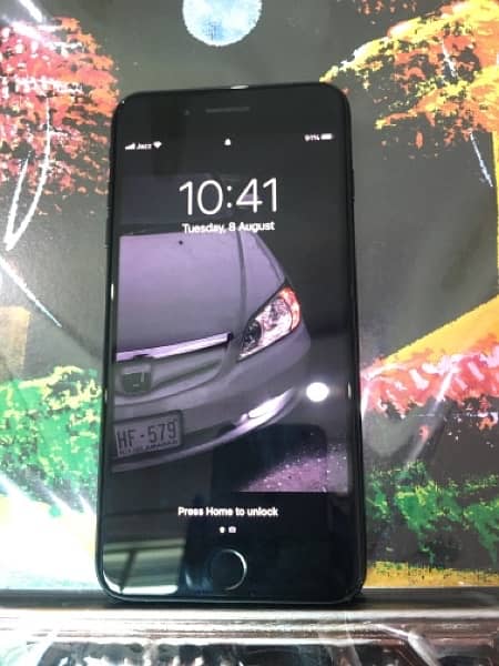 Iphone 7 plus Matte black 128 gb pta Approved 2