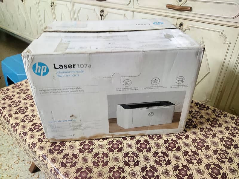 hp laserjet printer 107a brand new with box and cables 0