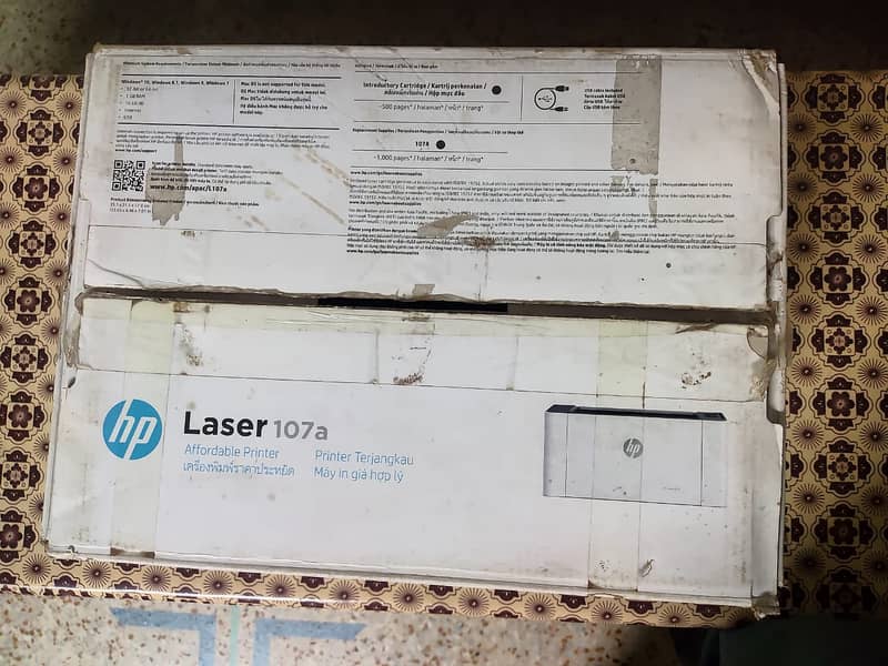 hp laserjet printer 107a brand new with box and cables 8