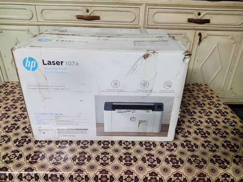 hp laserjet printer 107a brand new with box and cables 12