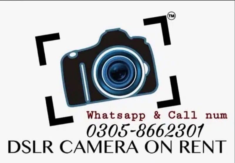 DSLR CAMERA FOR RENT,RENT A CAMERA,DSLR CAMERA ON RENT 0