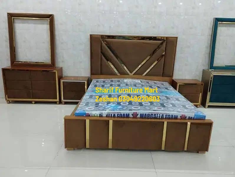 Bed Set, Furniture Set, Bedroom Set, Side Tables, Dressing Table 1