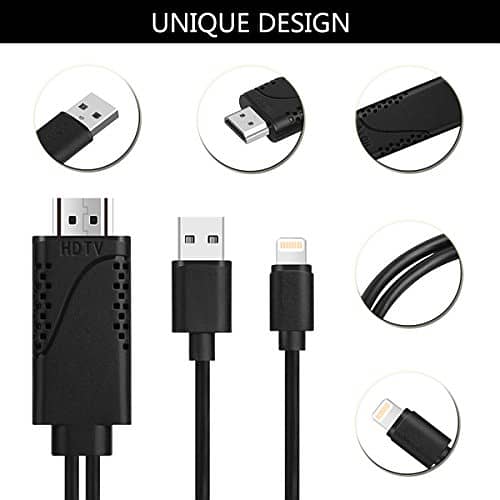 Lightning iPhone iPad To HDMI Cable iPhone iPad card reader Adapter 16