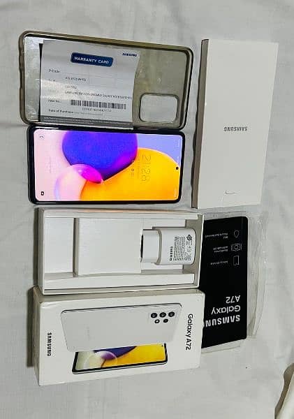 Samsung A72 8gb, 128gb White ful box 3