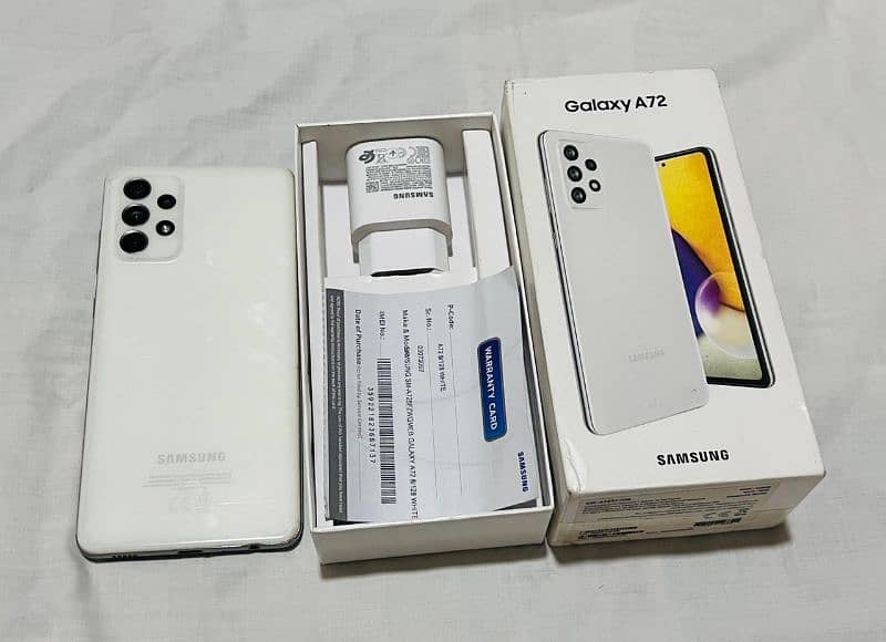 Samsung A72 8gb, 128gb White ful box 4