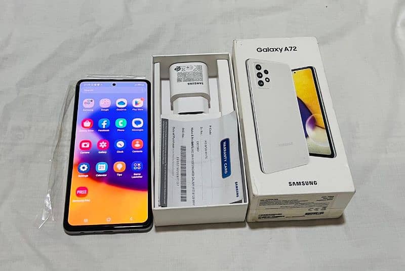 Samsung A72 8gb, 128gb White ful box 5