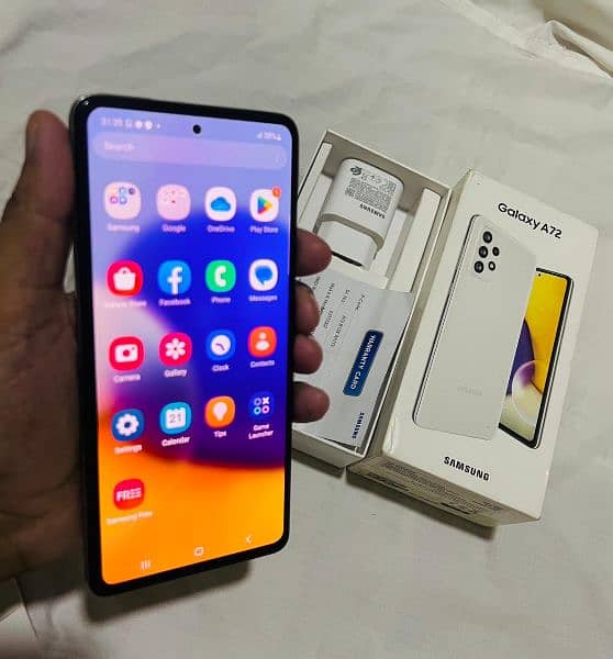 Samsung A72 8gb, 128gb White ful box 6