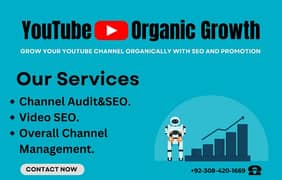 YouTube SEO services to grow YouTube channel organically