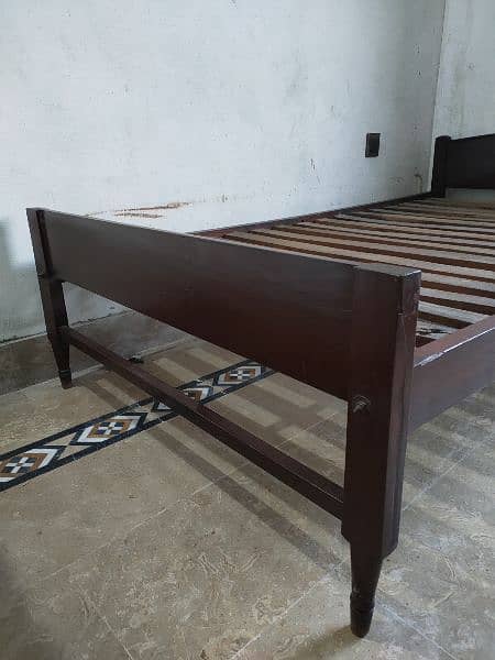 Single Bed for Sale Pure Taali Wood Lakkar 1