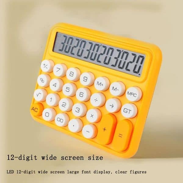 Calculator With 12 Digits Large Display 3