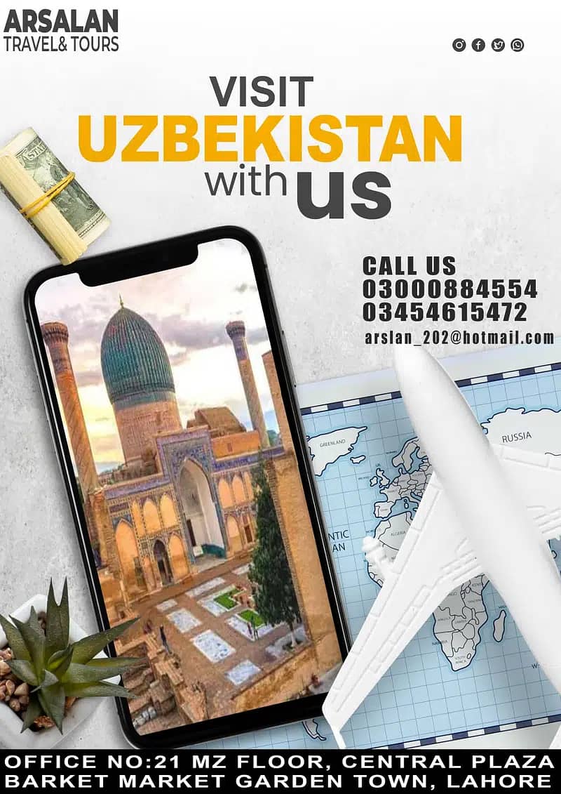 Kazakhstan, Tajikistan , Kyrgyzstan , Uzbekistan Azerbaijan visa 3