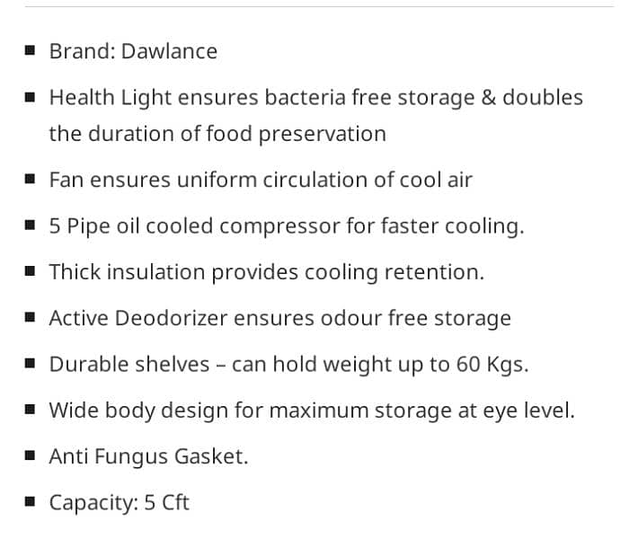 Dawlance Fridge | Affordable Refrigerator 7