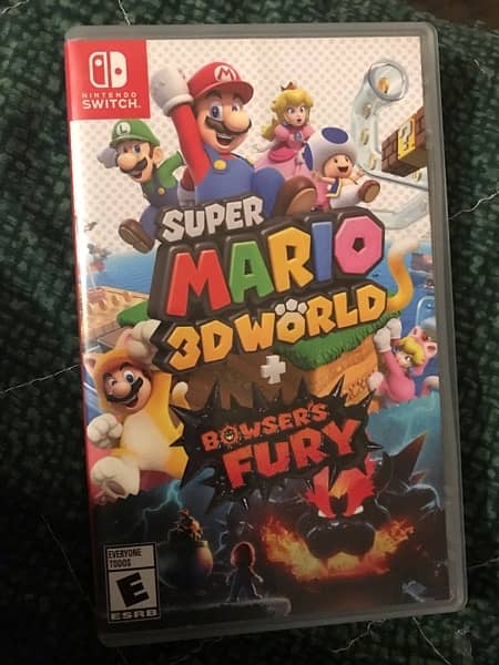 Nintendo switch game Mario 3d worlds bowsers fury 0