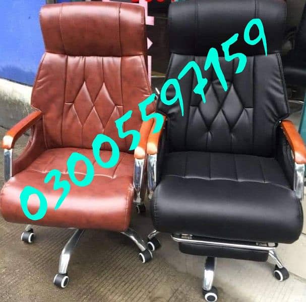 Office chair leather furniture set home shop sofa table desk CEO study 8
