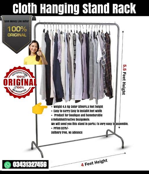 Cloth Hanging Stand Racks 3