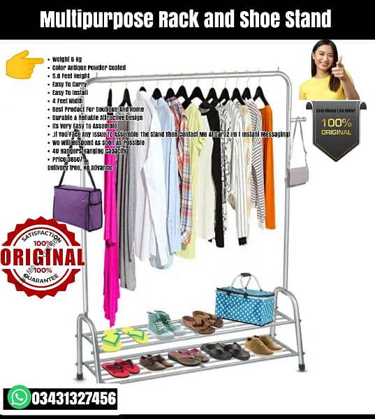 Cloth Hanging Stand Racks 5