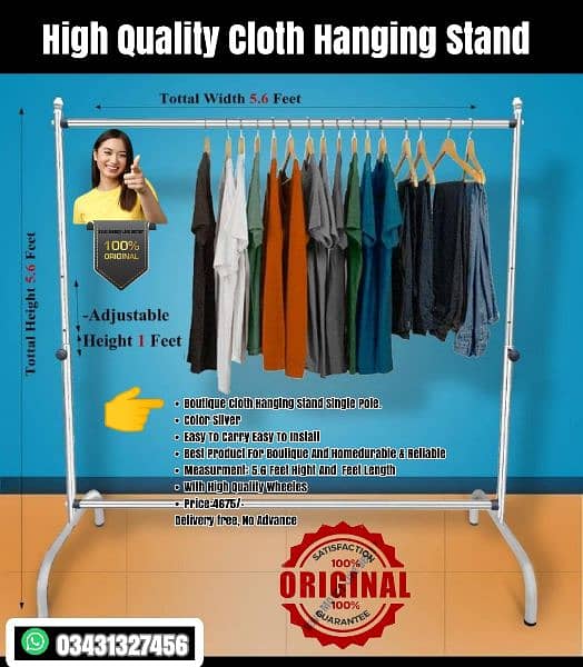 Cloth Hanging Stand Racks 7