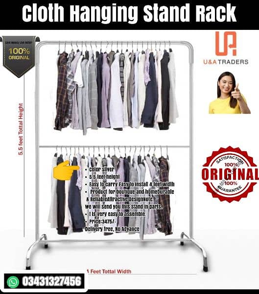 Cloth Hanging Stand Racks 1