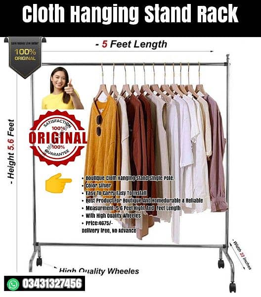 Cloth Hanging Stand Racks 4