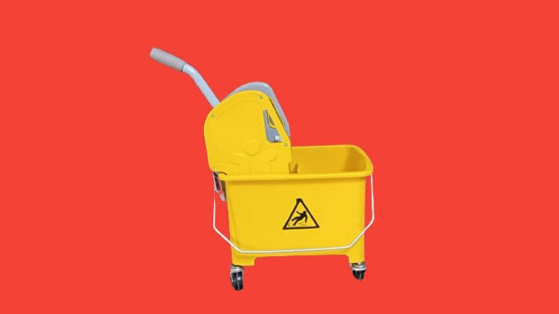 Mop trolley|Mop Bucket|Dustbin|Janitorial trolley 4