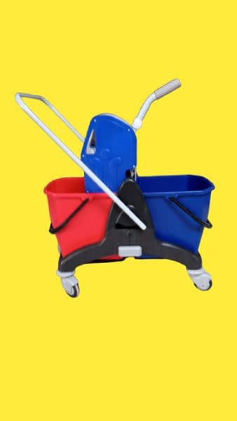 Mop trolley|Mop Bucket|Dustbin|Janitorial trolley 10
