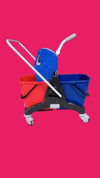 Mop trolley|Mop Bucket|Dustbin|Janitorial trolley 11