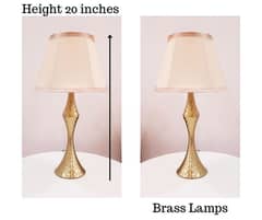 UK import  Brass table lamps (New)