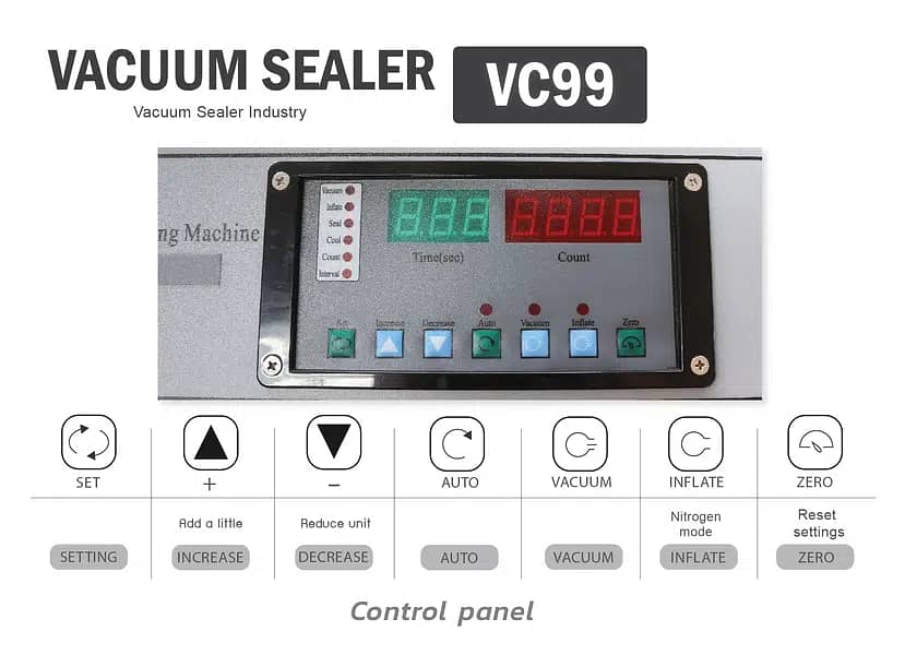 Vacuum Sealer Vertical – Professional Heavy duty Vacuum Sealer 7