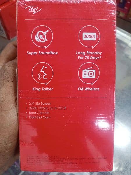 Itel Muzik 430 Dual Sim Phone Box Pack 1Year Warranty Delivery Avleabl 3