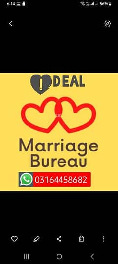 Ideal marriage bureau ( every time ) 03164458682