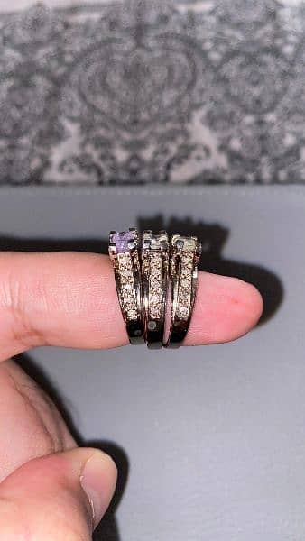 Ceylon Sapphire Diamonds Rings 1