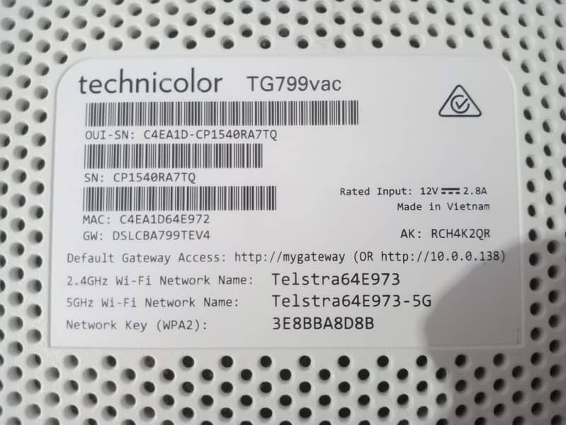 Telstra Dual Band Wifi 5Ghz Router 9