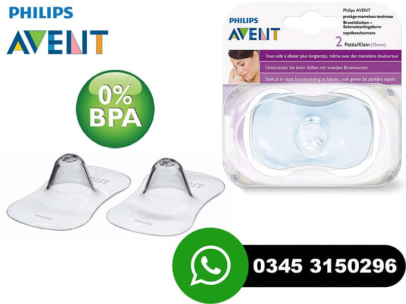 Philips Avent Nipple Shield Protectors for Baby Feeding 0